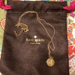 Kate Spade Initial “A” necklace